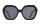 Andy Wolf Annabelle Sun Col. A Metal/Acetate Black