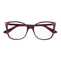 Gucci Frau International BURGUND RECYCLED ACETATE GG0026O...