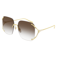 Gucci Frau Asian Smart Fitting GOLD METALL GG0646S Japan