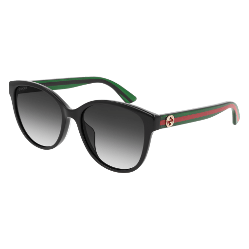 Gucci Frau Korean SCHWARZ RECYCLED ACETATE GG0703SKN Italien