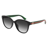 Gucci Frau Korean SCHWARZ RECYCLED ACETATE GG0703SKN Italien