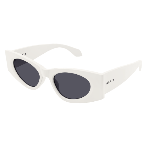 Azzedine Alaïa Sonnenbrille Woman Cat-Eye International Weiss Rac AA0075S Italy