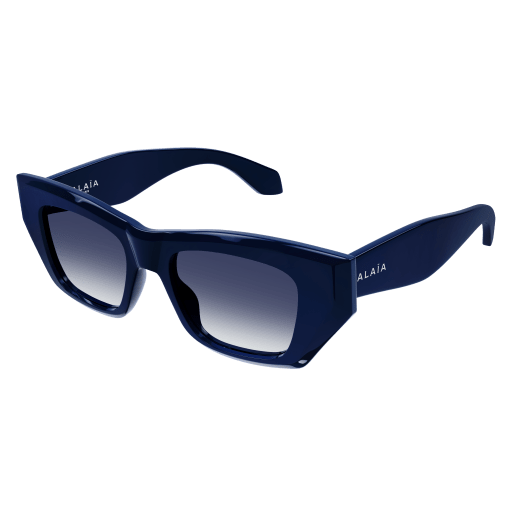 Azzedine Alaïa Sonnenbrille Woman Rechteckig-Quadratisch International Blau Rac AA0074S Italy