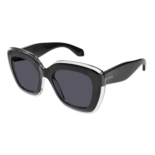 Azzedine Alaïa Sonnenbrille Woman Rechteckig-Quadratisch International Schwarz Rac AA0072S Italy