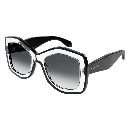 Azzedine Alaïa Sonnenbrille Woman Geometrisch-Richtungsbetont International Kristall Rac AA0066S Italy