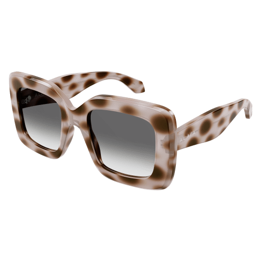 Azzedine Alaïa Sonnenbrille Woman Rechteckig-Quadratisch International Havanna Rac AA0065S Italy