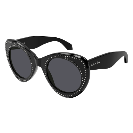 Azzedine Alaïa Sonnenbrille Woman Butterfly International Schwarz Rac AA0064S Italy