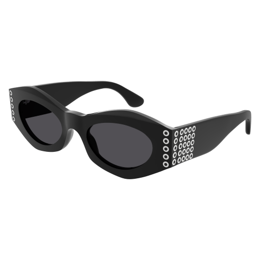 Azzedine Alaïa Sonnenbrille Woman Butterfly International Schwarz Ace AA0057S Italy