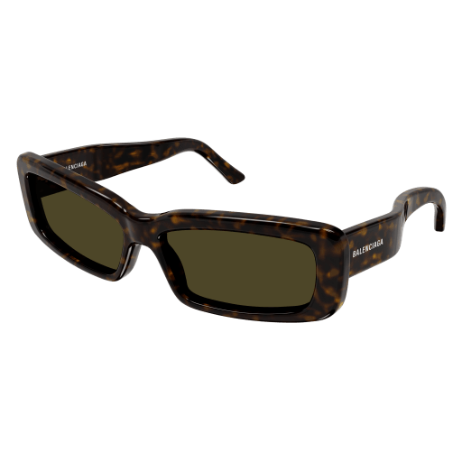 Balenciaga Sonnenbrille Unisex Rechteckig-Quadratisch International Havanna Rac BB0286S Italy