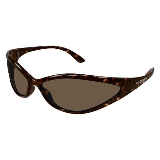 Balenciaga Sonnenbrille Unisex Geometrisch-Richtungsbetont International Havanna Bij BB0285S Italy