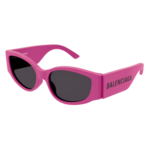 Balenciaga Sonnenbrille Woman Cat-Eye Asian Smart Fitting Fuchsia Rac BB0258S Italy