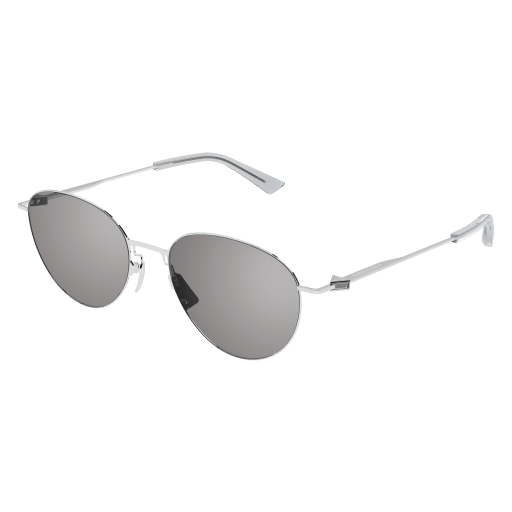 Bottega Veneta Sonnenbrille Man Rund-Oval-Panthos Asian Smart Fitting Silber Met BV1268S Japan