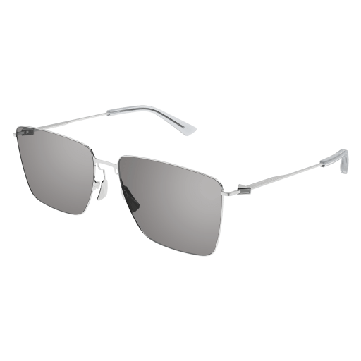 Bottega Veneta Sonnenbrille Man Rechteckig-Quadratisch Asian Smart Fitting Silber Met BV1267S Japan