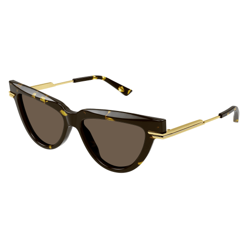 Bottega Veneta Sonnenbrille Woman Cat-Eye International Havanna Rac BV1265S Italy