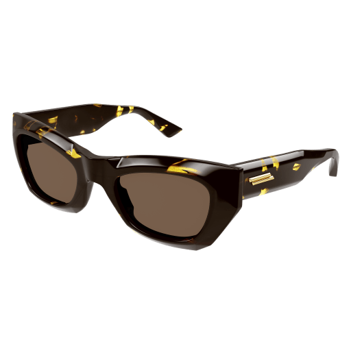 Bottega Veneta Sonnenbrille Woman Cat-Eye International Havanna Rac BV1251S Italy