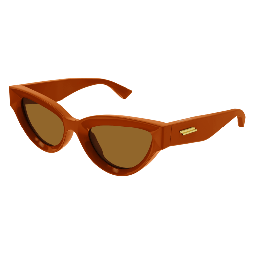 Bottega Veneta Sonnenbrille Woman Cat-Eye International Orange Inj BV1249S Italy