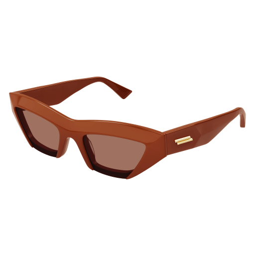 Bottega Veneta Sonnenbrille Woman Cat-Eye International Orange Rac BV1219S Italy