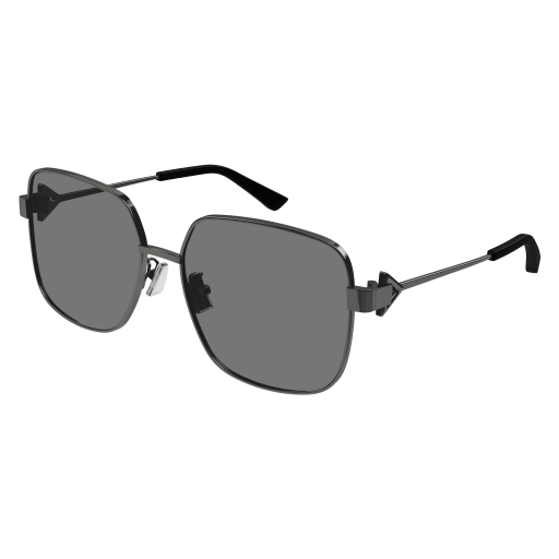 Bottega Veneta Sonnenbrille Woman Rechteckig-Quadratisch Asian Smart Fitting Ruthenium Met BV1199S Italy