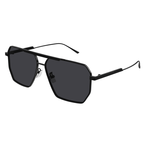 Bottega Veneta Sonnenbrille Man Aviator International Schwarz Met BV1012S Italy