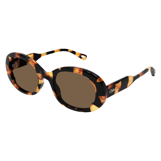 Chloé Frau Asian Fitting HAVANNA RECYCLED ACETATE CH0197SA Italien