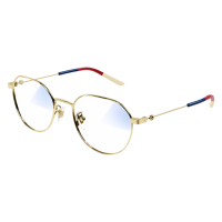 Gucci Frau Asian Smart Fitting GOLD METALL GG0684S Italien