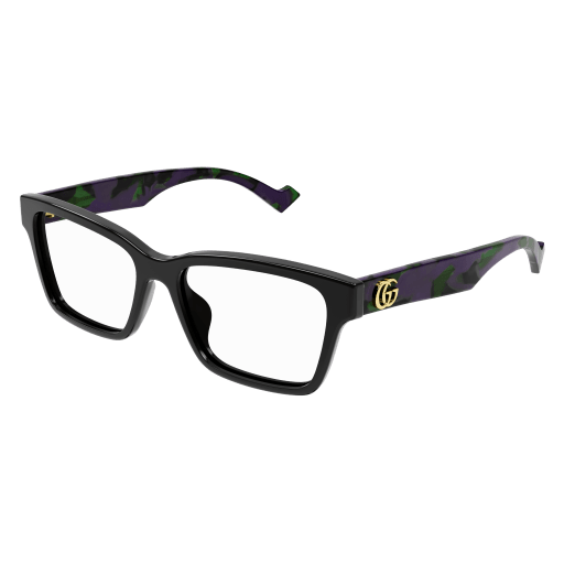 Gucci Frau Korean SCHWARZ RECYCLED ACETATE GG1476OK Italien