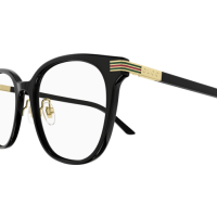 Gucci Frau Korean SCHWARZ RECYCLED ACETATE GG1453OK Italien