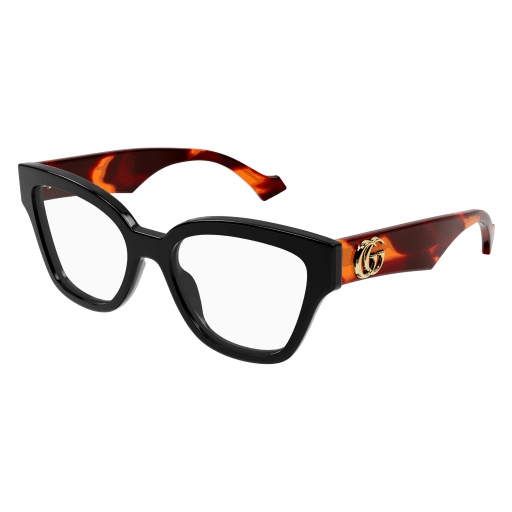 Gucci Frau International SCHWARZ RECYCLED ACETATE GG1424O Italien