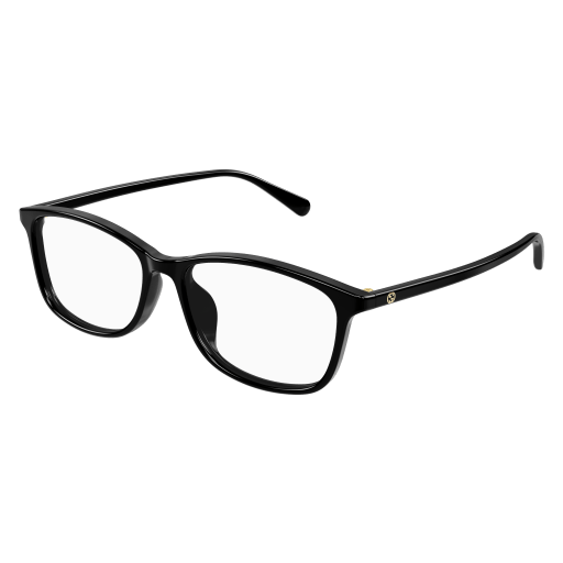 Gucci Mann Asian Fitting SCHWARZ RECYCLED ACETATE GG1354OA Italien