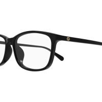 Gucci Mann Asian Fitting SCHWARZ RECYCLED ACETATE GG1354OA Italien