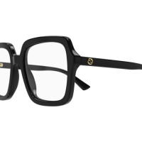 Gucci Frau International SCHWARZ RECYCLED ACETATE GG1318O Italien