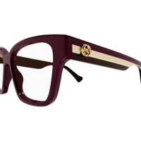 Gucci Frau International BURGUND RECYCLED ACETATE GG1302O Japan