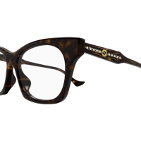 Gucci Frau Asian Smart Fitting HAVANNA RECYCLED ACETATE GG1299O Italien