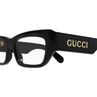 Gucci Mann International SCHWARZ RECYCLED ACETATE GG1297O Italien