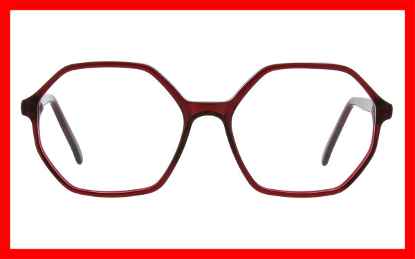 Andy Wolf Frame 4580 Col. O Acetate Red