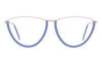 Andy Wolf Frame 5128 Col. 04 Metal/Acetate Blue