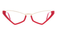 Andy Wolf Frame 5129 Col. 05 Metal/Acetate Red