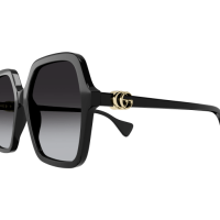 Gucci Frau International SCHWARZ RECYCLED ACETATE GG1072S Italien