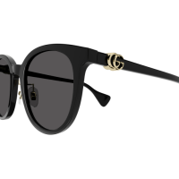 Gucci Frau Korean SCHWARZ RECYCLED ACETATE GG1073SK Italien