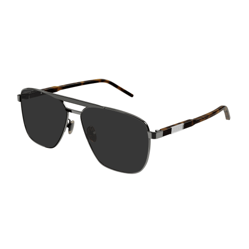 Gucci Mann Asian Smart Fitting RUTHENIUM METALL GG1164S Italien