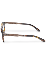 WOODFELLAS Wood/Acetate Optical Solln 10929 Holz/Acetat walnut/havana