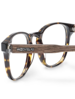 WOODFELLAS Wood/Acetate Optical Sendling 10931 Holz/Acetat walnut/havana