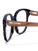 WOODFELLAS Wood/Acetate Optical Rosenberg 10945 Holz/Acetat zebrano