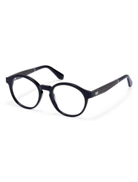 WOODFELLAS Wood/Acetate Optical Werdenfels 10951 Holz/Acetat black oak