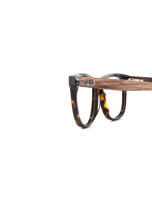 WOODFELLAS Wood/Acetate Optical Seehof 10953 Holz/Acetat walnut