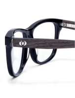 WOODFELLAS Wood/Acetate Optical Seehof 10953 Holz/Acetat black oak