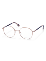 WOODFELLAS Wood/Titanium Optical Amerang 10956 Holz/Titan walnut/rosé gold