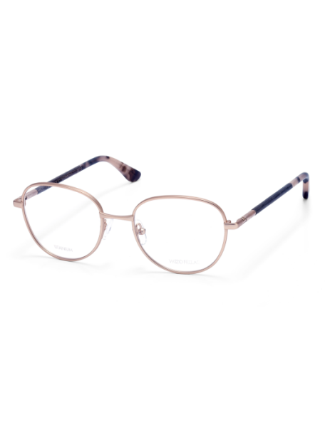 WOODFELLAS Wood/Titanium Optical Prunn 10962 Holz/Titan walnut/rosé gold