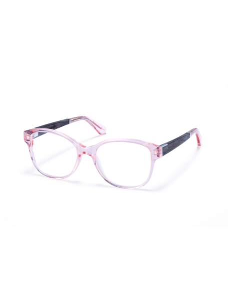 WOODFELLAS Wood/Acetate Optical Rosenberg Premium 10993 Holz/Acetate black oak/rosé