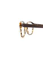 WOODFELLAS Wood/Acetate Optical Rosenberg Premium 10993 Holz/Acetate ebony/havana